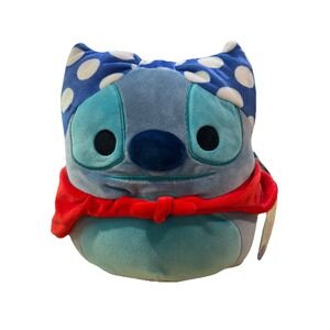 8" Disney Lilo & STITCH Superhero Bra Bandana Cape Alien Squishmallows Plush Toy
